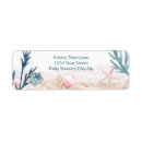 Search for star fish return address labels Under the sea