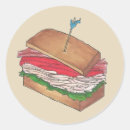 Search for lunch box stickers Sandwich