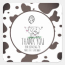 Search for cow thank you stickers Cute