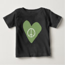 Search for heart baby shirts Peace
