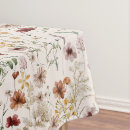 Search for watercolor floral tablecloths Botanical