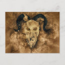 Search for scary skull postcards Demon