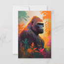 Search for gorilla thank you cards Animal