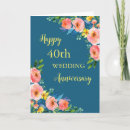 Search for 40th wedding anniversary cards Marriage