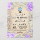Search for map bridal shower invitations Love is a journey