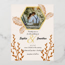 Search for burnt orange gold wedding invitations Trendy