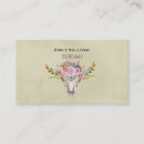 Search for cow skull business cards Southwest