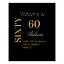 Search for black gold birthday party posters Elegant