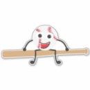 Search for ball and bat stickers Cute