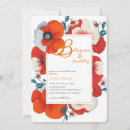 Search for red black bridal shower invitations Summer