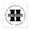 Search for round return address labels rubber stamps Simple typography