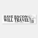 Search for bacon bumper stickers Pig