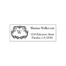 Search for monogrammed monogram initial letter rubber stamps Calligraphy