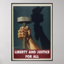Search for liberty and justice for all posters Freedom
