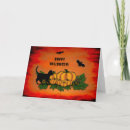 Search for black cat halloween cards Bat