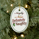 Search for santa naughty list christmas tree decorations Humour