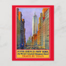 Search for vintage new york postcards Fifth avenue