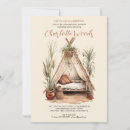 Search for camp hens party invitations Glamping