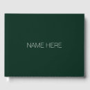 Search for green white wedding guest books Party