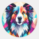 Search for border collie stickers Portrait