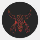 Search for cowboy skull stickers Western