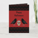 Search for raven halloween cards Skull