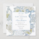 Search for bow baby boy shower invitations Baby in bloom