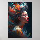 Search for abstract woman face posters Colourful