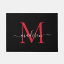Search for red letter Monogrammed