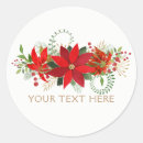 Search for red and white poinsettia stickers Botanical