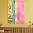 Search for wildflower canvas prints Boho