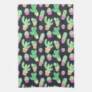 Search for cacti tea towels Watercolor