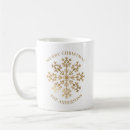 Search for gold snowflake mugs Simple