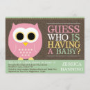 Search for guess who invitations Owl