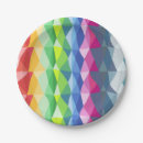 Search for rainbow paper plates Geometric