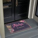 Search for pink floral doormats Aloha