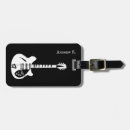 Search for guitar luggage tags Rock