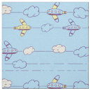 Search for vintage airplane fabric Blue