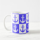 Search for ships anchor mugs Sea