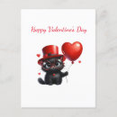 Search for kitten valentines postcards Watercolor