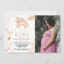 Search for rainbow baby shower invitations Blush pink