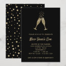Search for champagne glass new years eve invitations Modern
