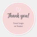 Search for blush thank you stickers Professional