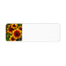 Search for sun flower return address labels Garden