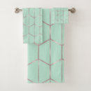 Search for rose gold geometric bath towels Trendy
