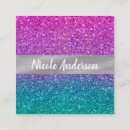 Search for aqua business cards Ombre