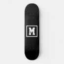 Search for black and white skateboards simple