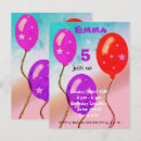 Search for red balloon invitations Colourful
