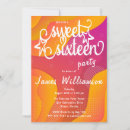 Search for hot pink orange invitations Elegant