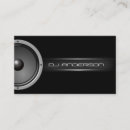 Search for music producer business cards Disc jockey